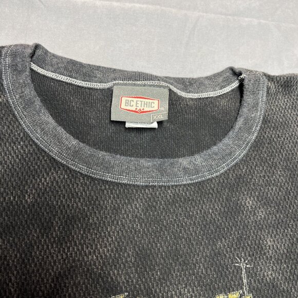 VINTAGE BC ETHIC SMOKEY & THE BANDIT LONG SLEEVE GRAPHIC THERMAL SIZE 2XL USA - Picture 9 of 16